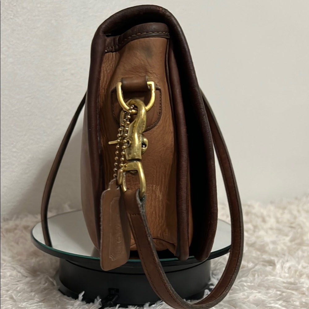 Coach Brown Leather Crossbody Bag - Picture 4 of 13